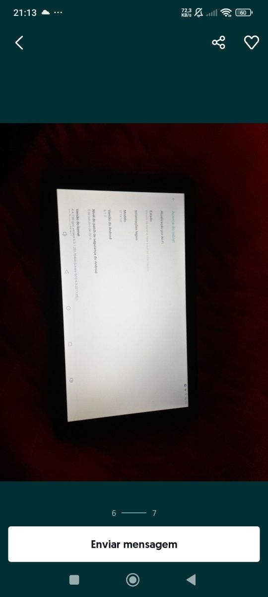 Tablet em bom estado