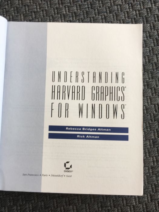 Understanding Harvard Graphics for Windows - Sybex