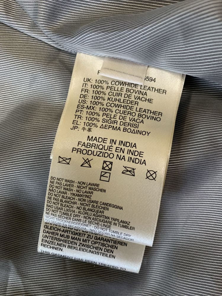 Чоловіча шкіряна куртка косуха Diesel, розмір L