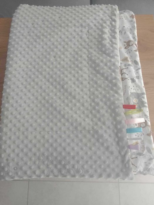 komplet minky kocyk 75x100cm kołderka+ poduszka