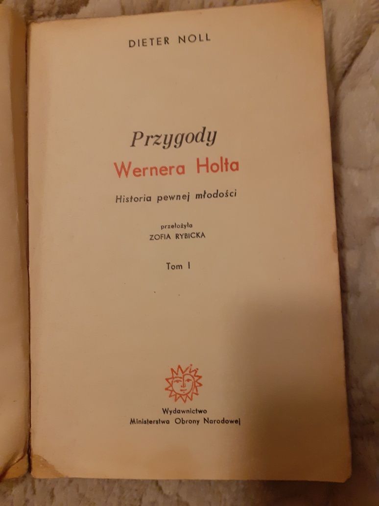 Książka Przygody Wernera Holta Dieter Noll