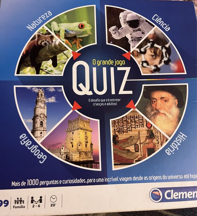 Jogo quiz novo clementoni