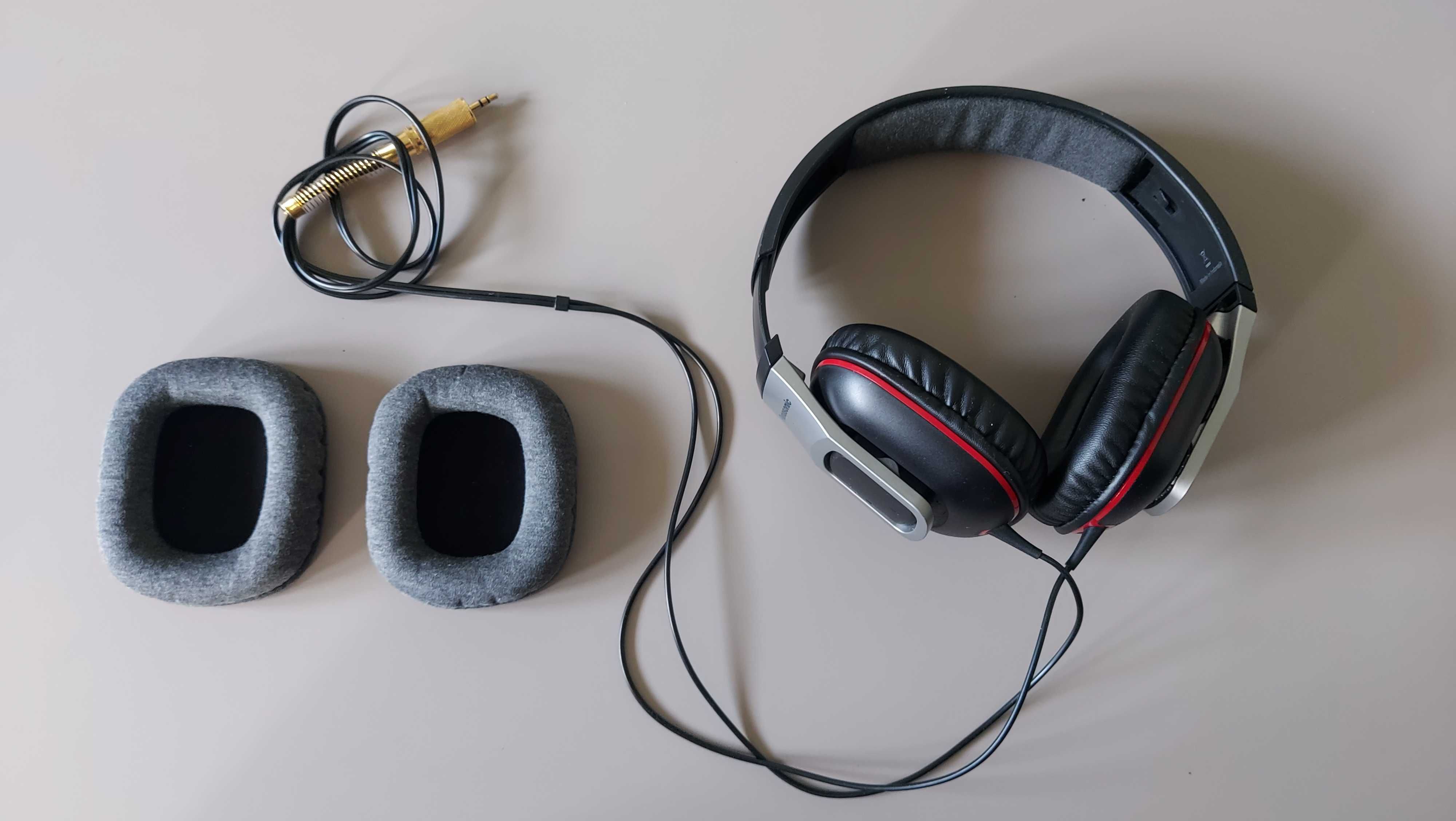 Słuchawki przewodowe Panasonic RP HT-460 - nowe pady