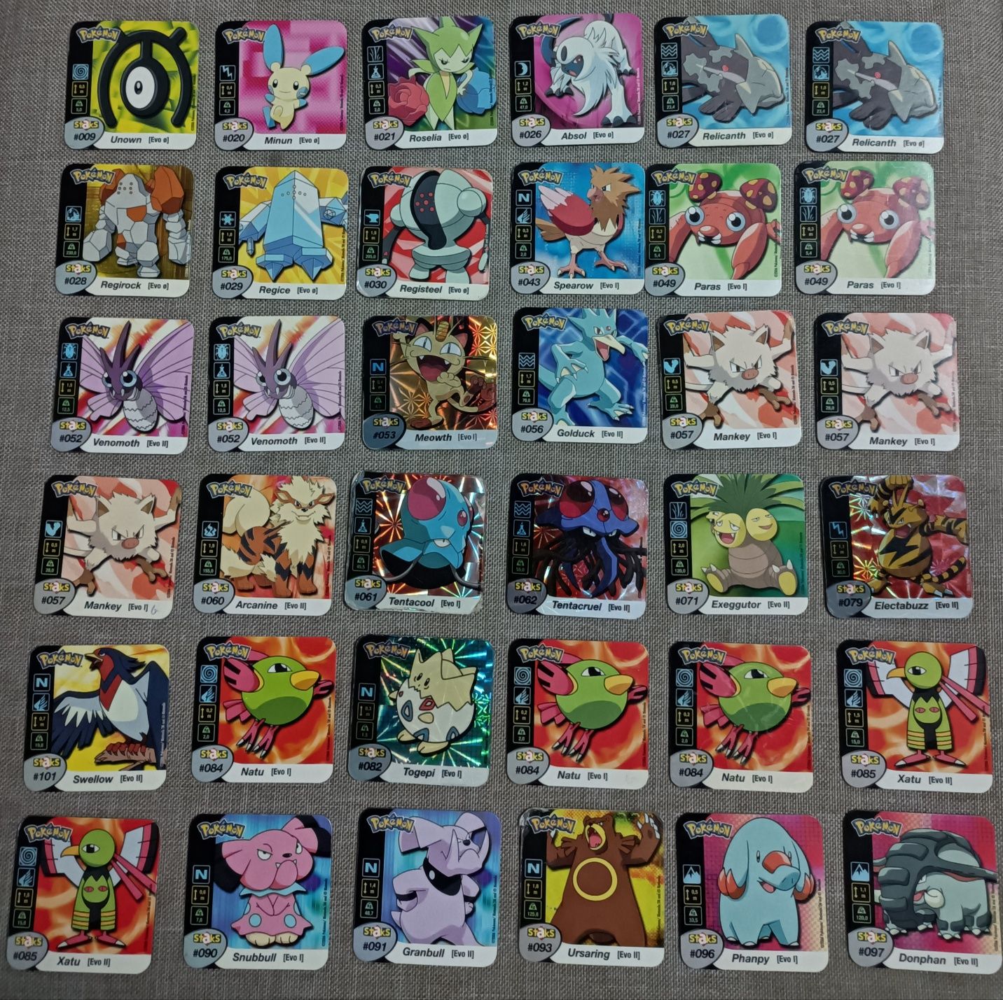 Staks Pokémon 2 coleção