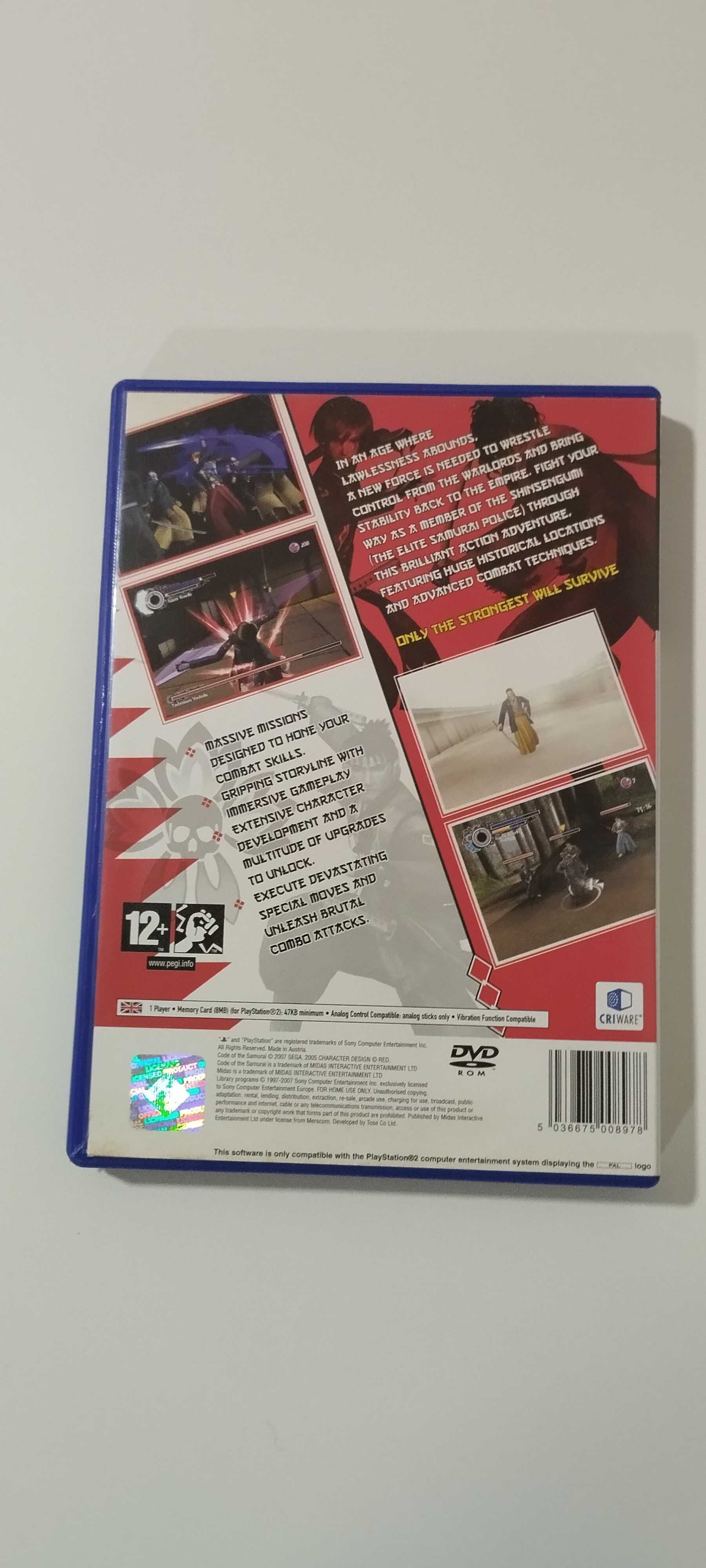 Code of the Samurai - Jogo Playstation 2 - PS2