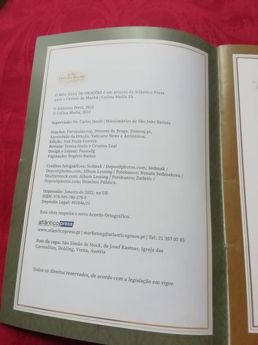 O meu guia de orações do Correio da Manhã, novo