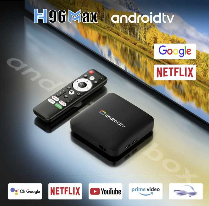 Caixa de TV H96 MAX Amlogic S905L3 Android 14.0 Caixa de TV 4K