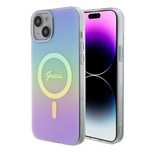 Etui Guess Iml Iridescent Magsafe Do Iphone 15 - Fioletowe