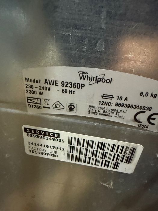 Programator do pralki Whirpool