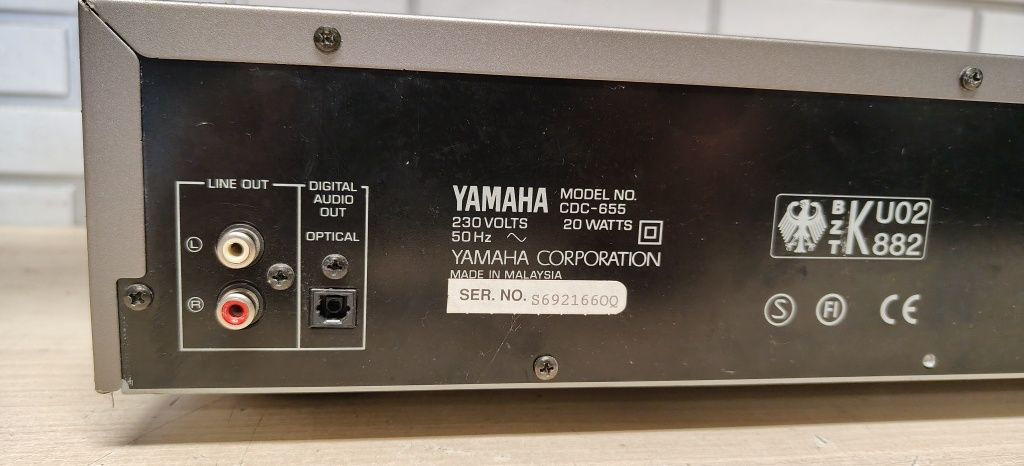 Odtwarzacz CD zmieniarka YAMAHA CDC-655.