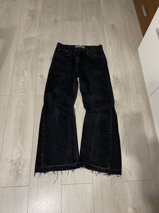 Flared boot cut jeans balenciaga slim fit archive клеш erd rick owens