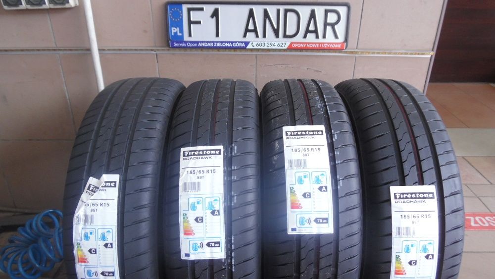 NOWE 185/65R15 FIRESTONE ROADHAWK gr.Bridgestone , Opony Letnie ,ANDAR