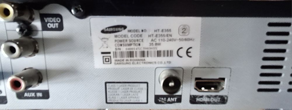 Kino domowe samsung HT 355 5.1