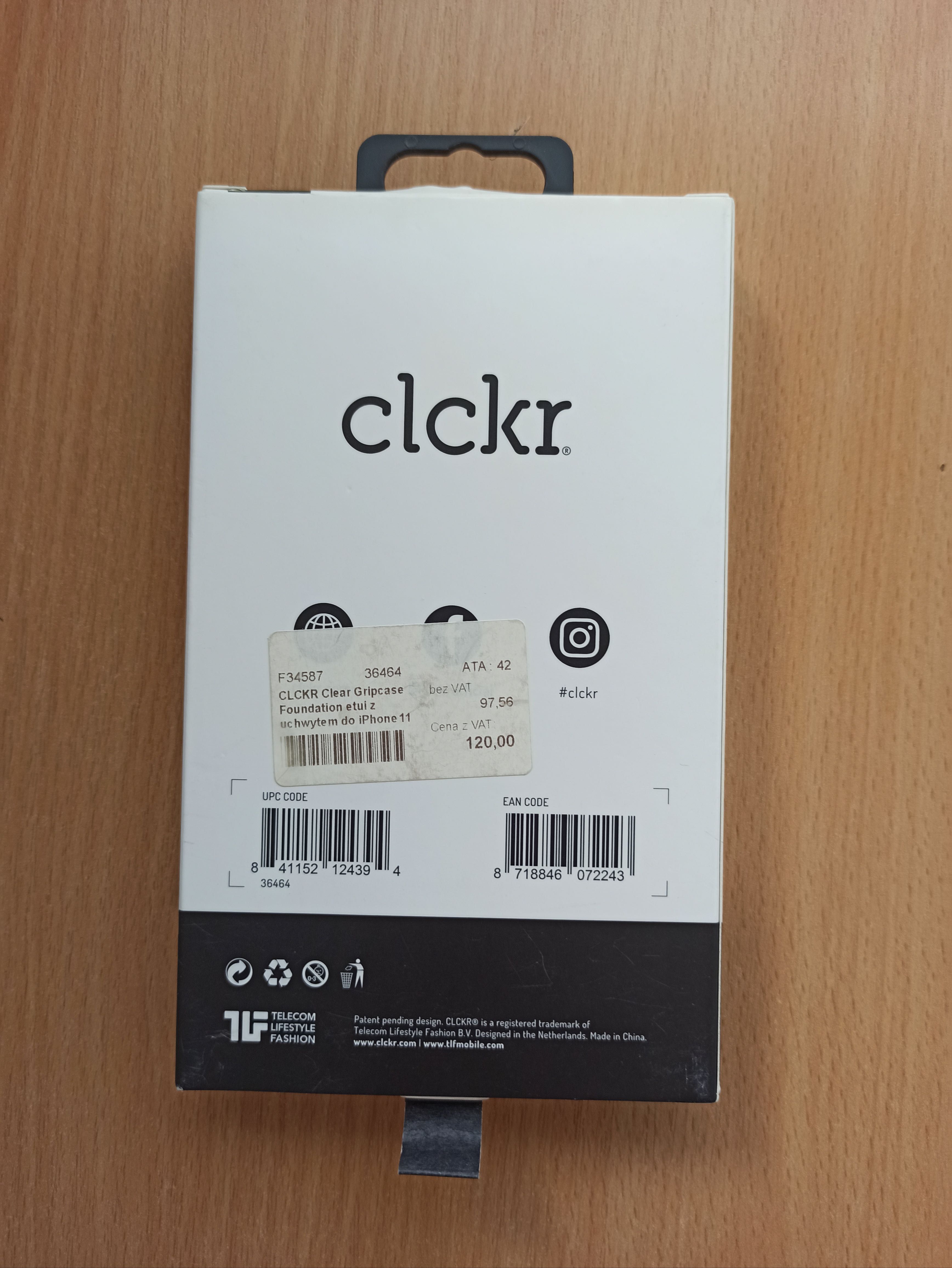 Etui Grip & Stand Case CLCKR iPhone 11 Pro przezroczyste
