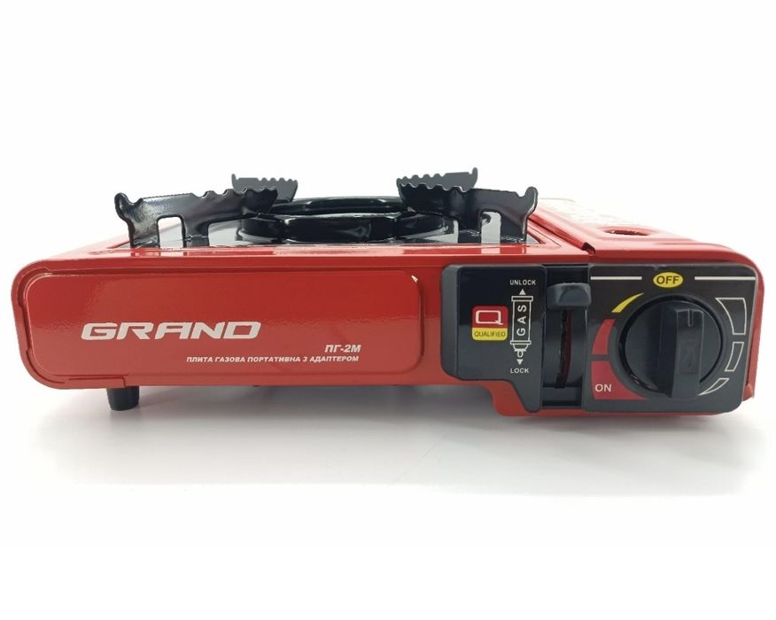 Плита газова одинарна Grand ПГ-2м, туризм/дача (без кейсу)