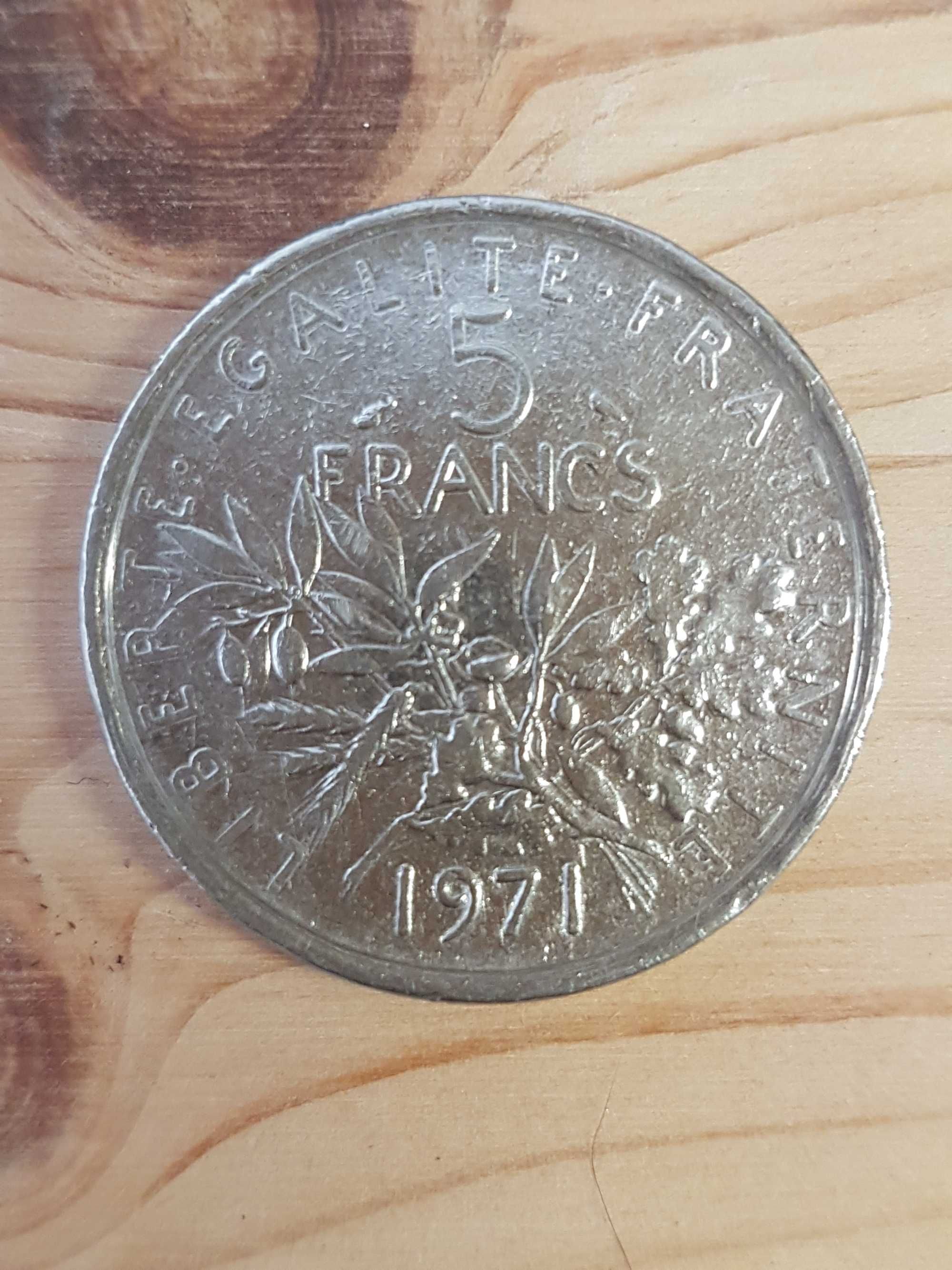 Moeda 5 Francs 1971