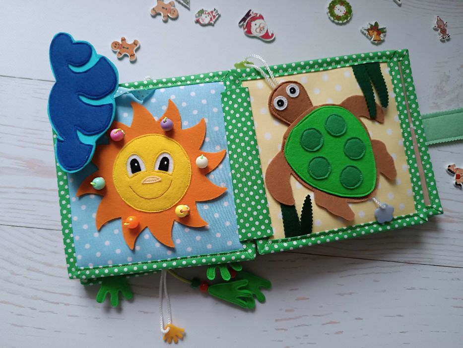 Розвиваюча книга з фетру