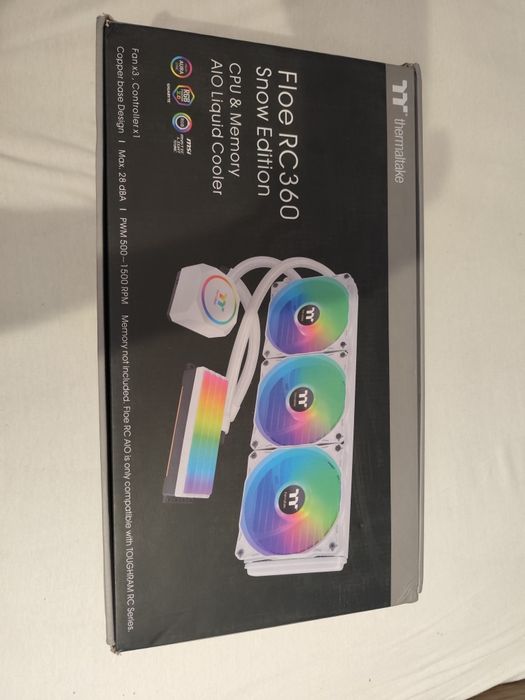 Chłodzenie wodne aio thermaltake  floe RC 360 argb