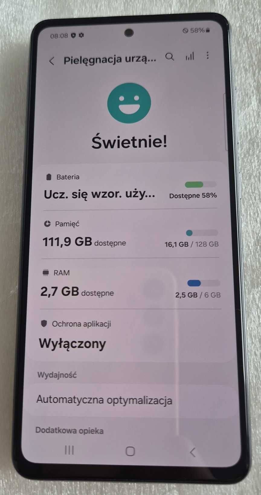 Samsung Galaxy A52S 5G A528 128GB Czarny