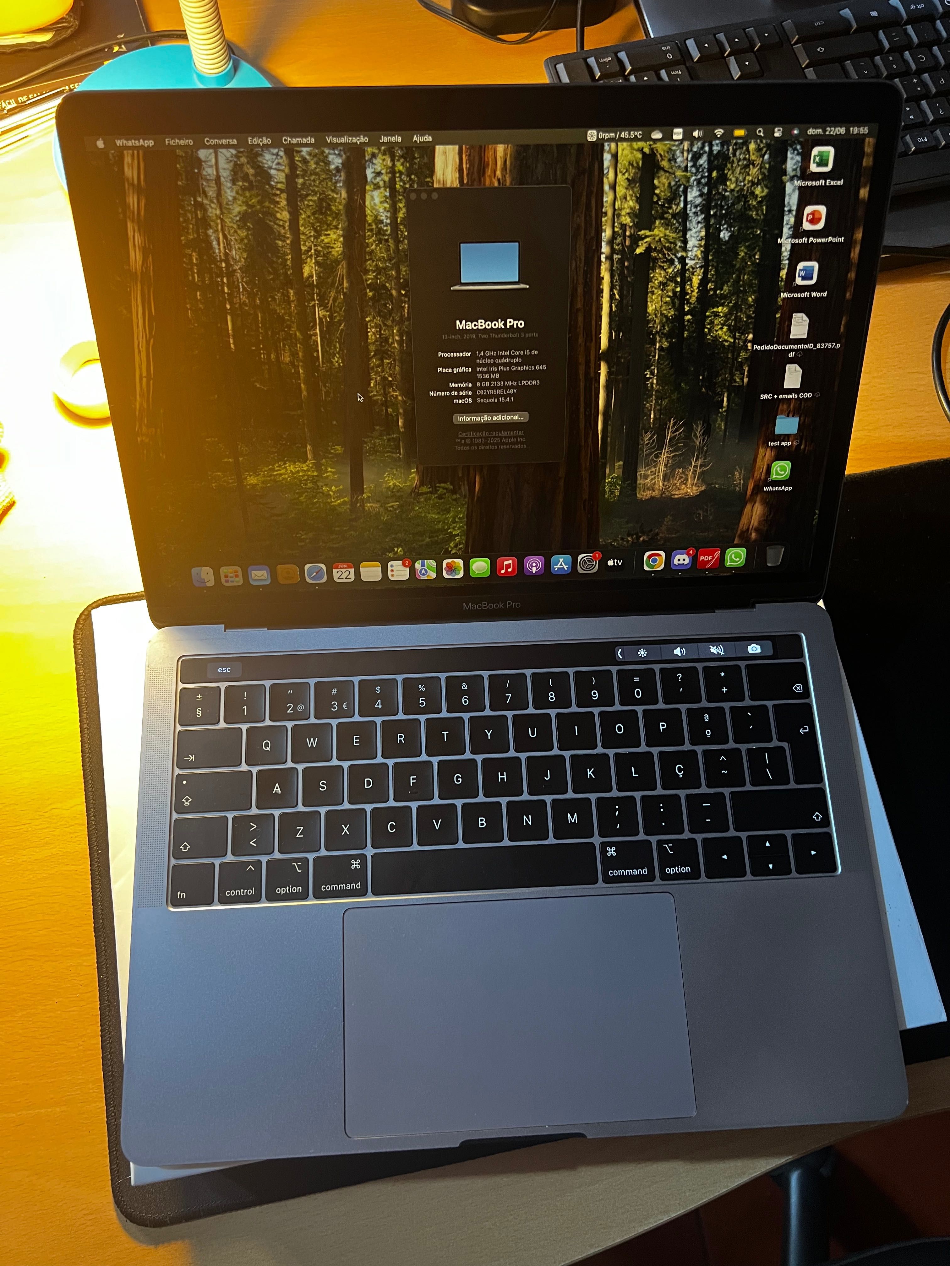MacBook Pro Retina 13 (2019) - Core i5 - 8GB SSD 128