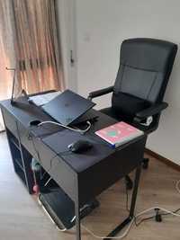 Mesa de escritório + cadeira ergometrica