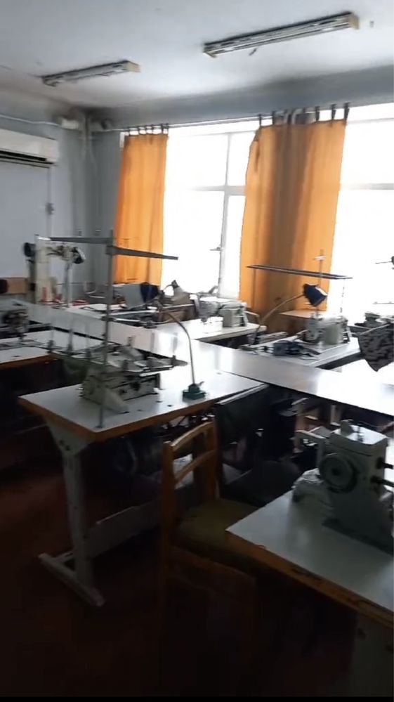 Швейна фабрика м. Сміла / швейний цех / приміщення швейної фабрики