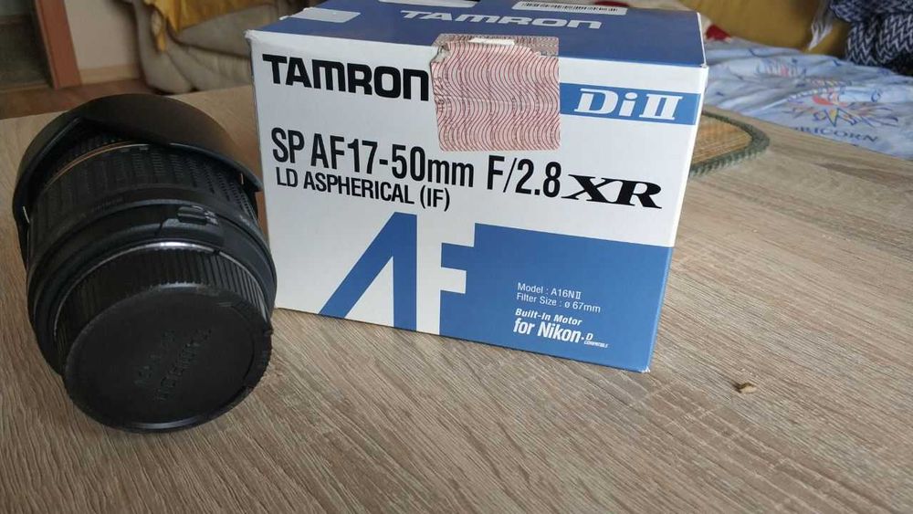 Объектив Tamron  AF17-50  Nikon, F/2.8 XR .