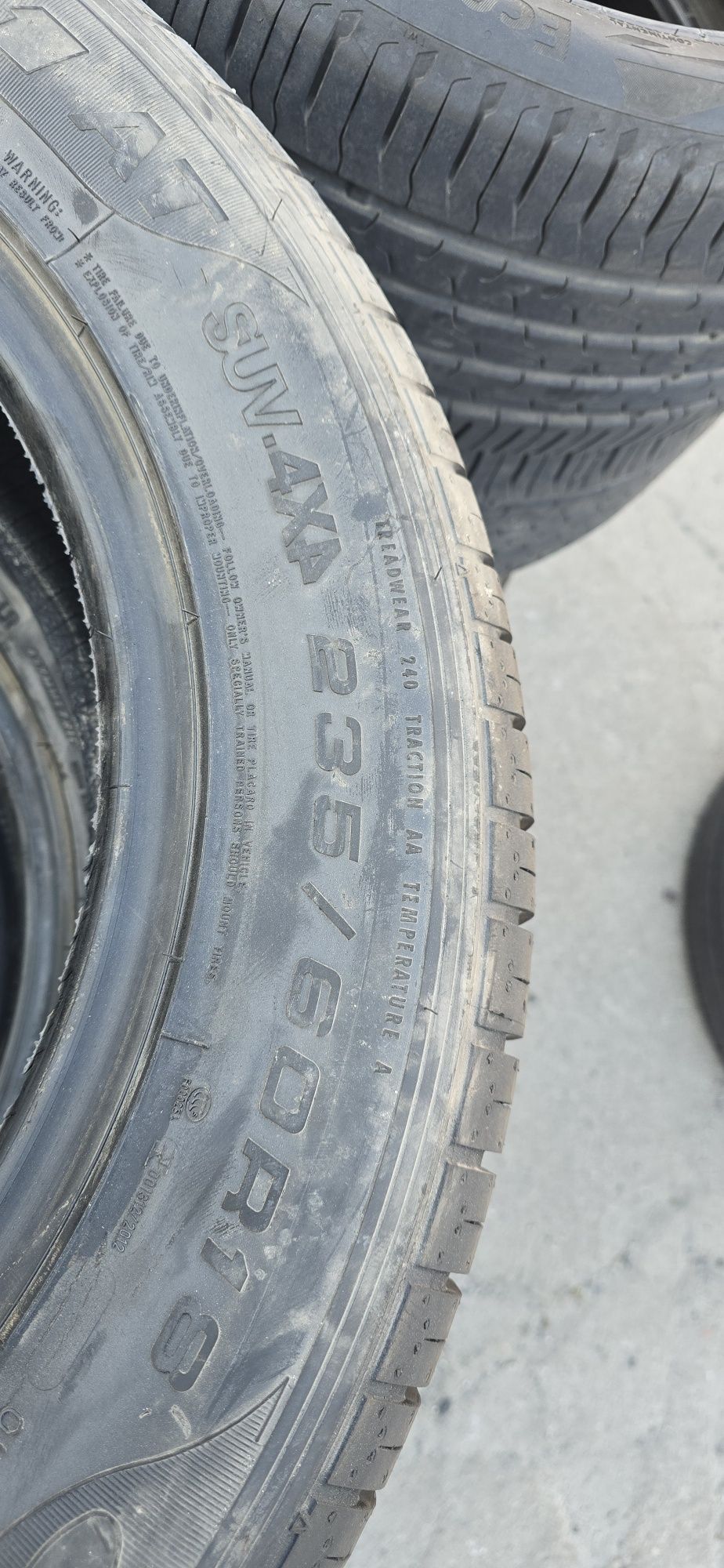Opony letnie Goodyear Eagle F1 suv 235/60/18 nowe powystawowe 2022r
