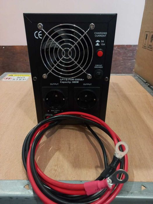ИБП с правильной синусоидой 12V LPY-B-PSW-800VA+(560Вт) 5A/15A