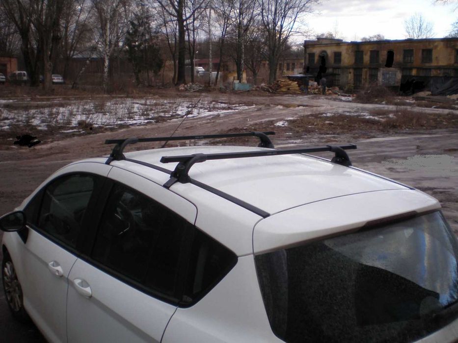 Комплект  - KV5 Класичні сталеві прямокутні дуги на дах Renault Scénic