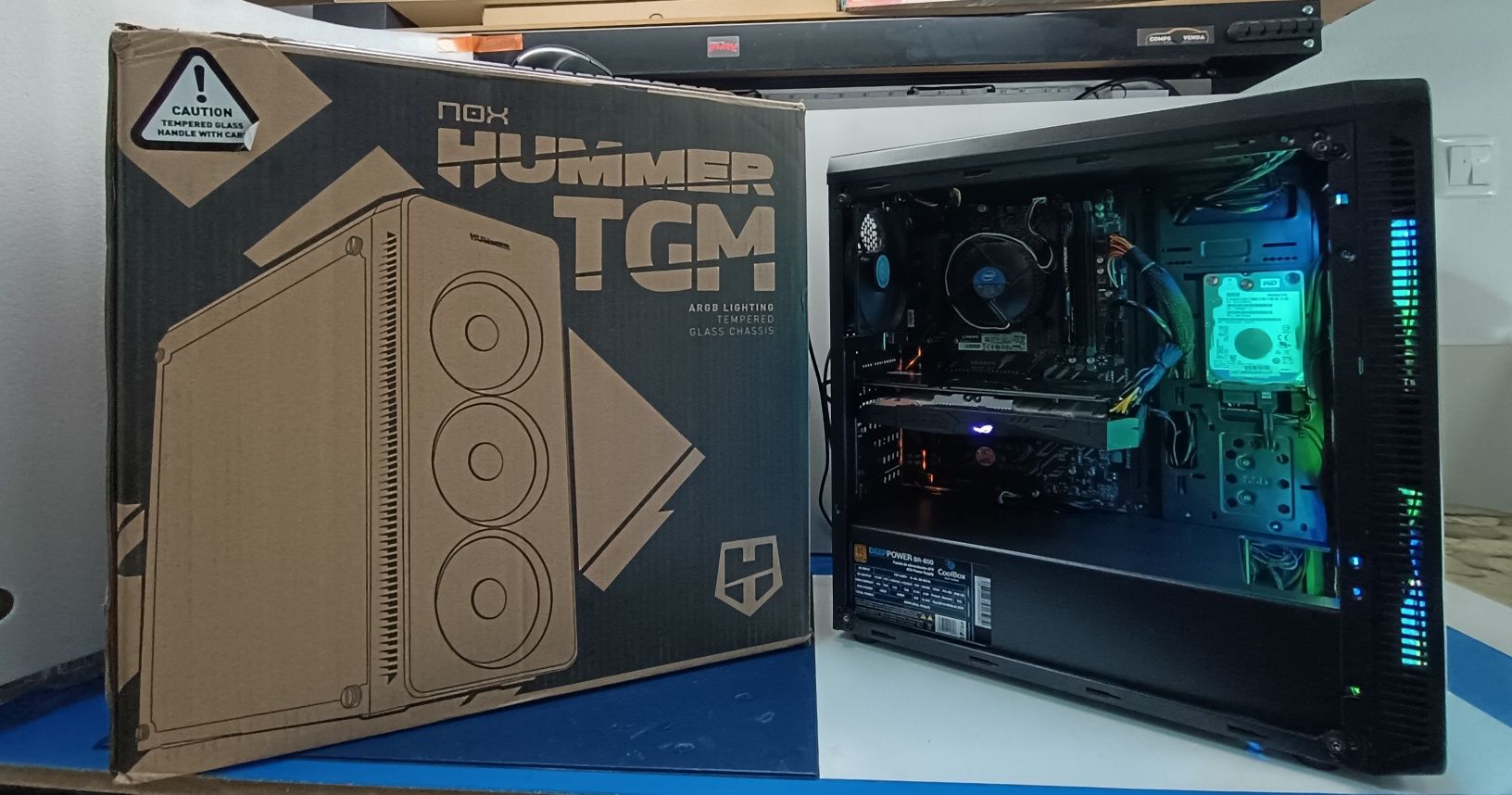 Computador Gaming Intel i5 + Strix GTX 1050TI + 4 Gb