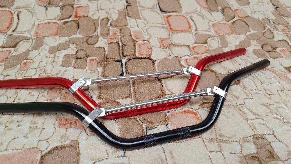 Кермо на мотоцикл з перекладиною 22мм руль на мото 70см alfa spark