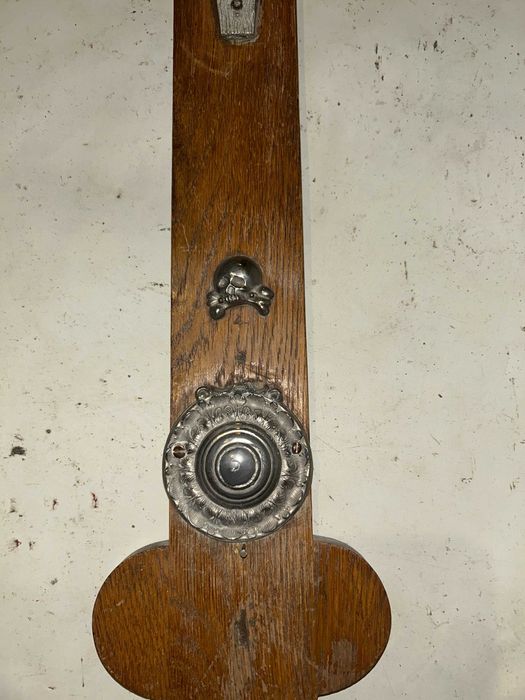 Stary ŁADNY Drewniany KRZYŻ - 90 cm