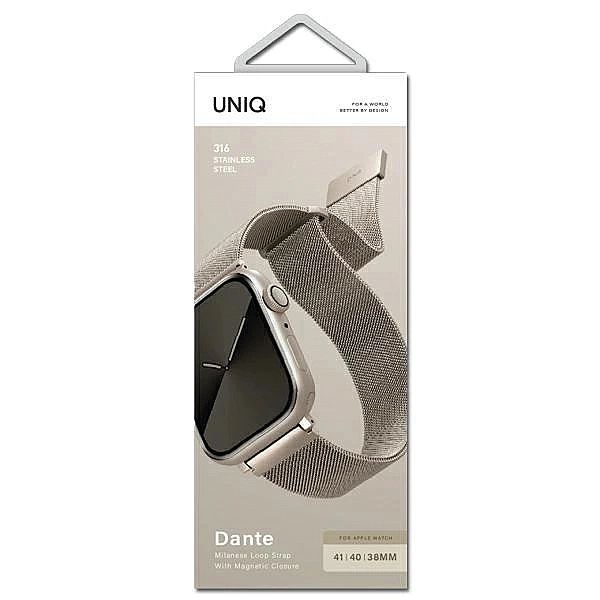 Pasek Uniq Dante Stainless Steel na Apple Watch 1/2/3/4/5/6/7/8/SE/SE2