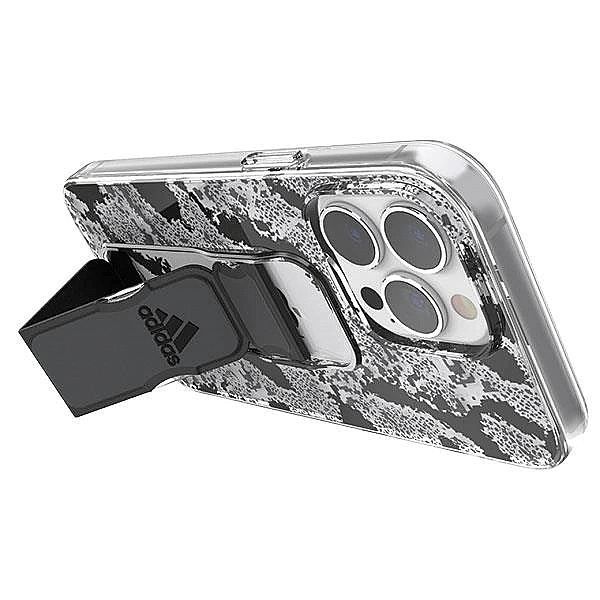 Etui Adidas Sp Clear Grip Case na iPhone 13 / iPhone 13 Pro - czarno-s