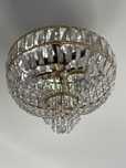 2 candeeiros Teto Cristal