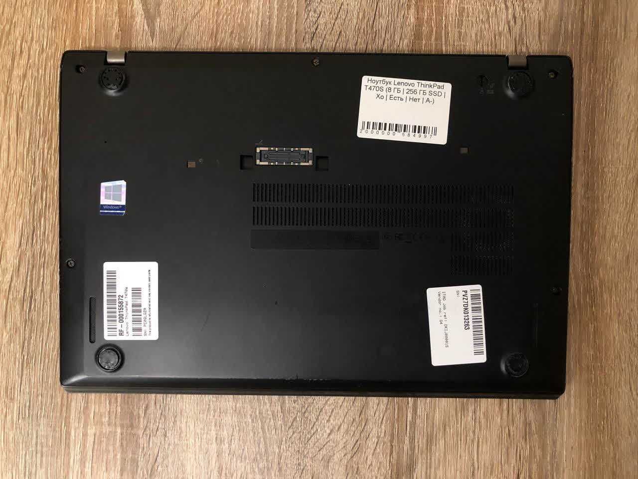 Ноутбук Lenovo ThinkPad T470s |  i5-6300U| RAM-8Gb | SSD-256Gb