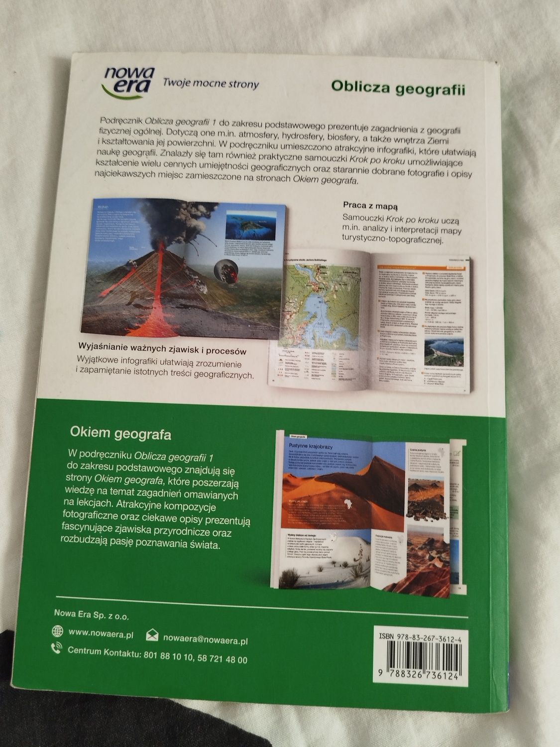 podręcznik do geografii "Oblicza geografii" klasa 1 zakres podstawowy