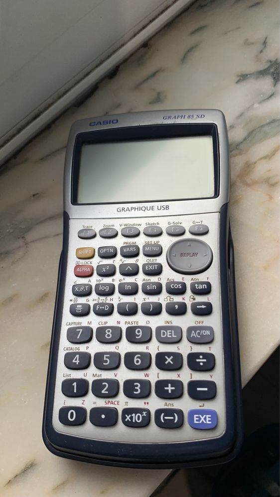 Calculadora Gráfica Casio- Na lista de calculadoras de exame nacional.