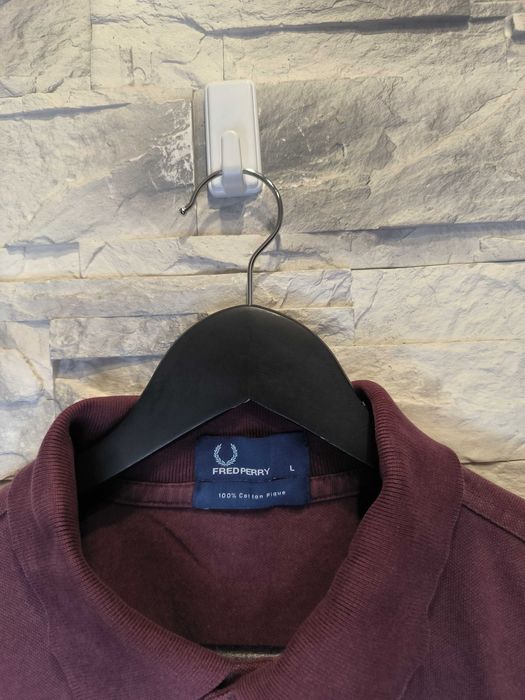 Koszulka Polo Fred Perry Bordowa Basic Logo