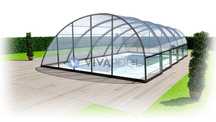 Zadaszenie basenowe wysokie Omega 10,40 x 4,20 x 2,15  | Vivapool