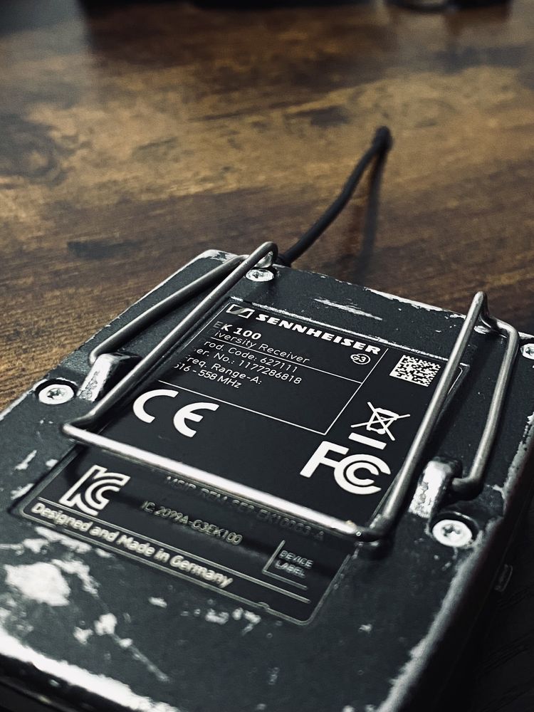 Sennheiser EK 100 Receiver - Pasmo A 516-558MHz
