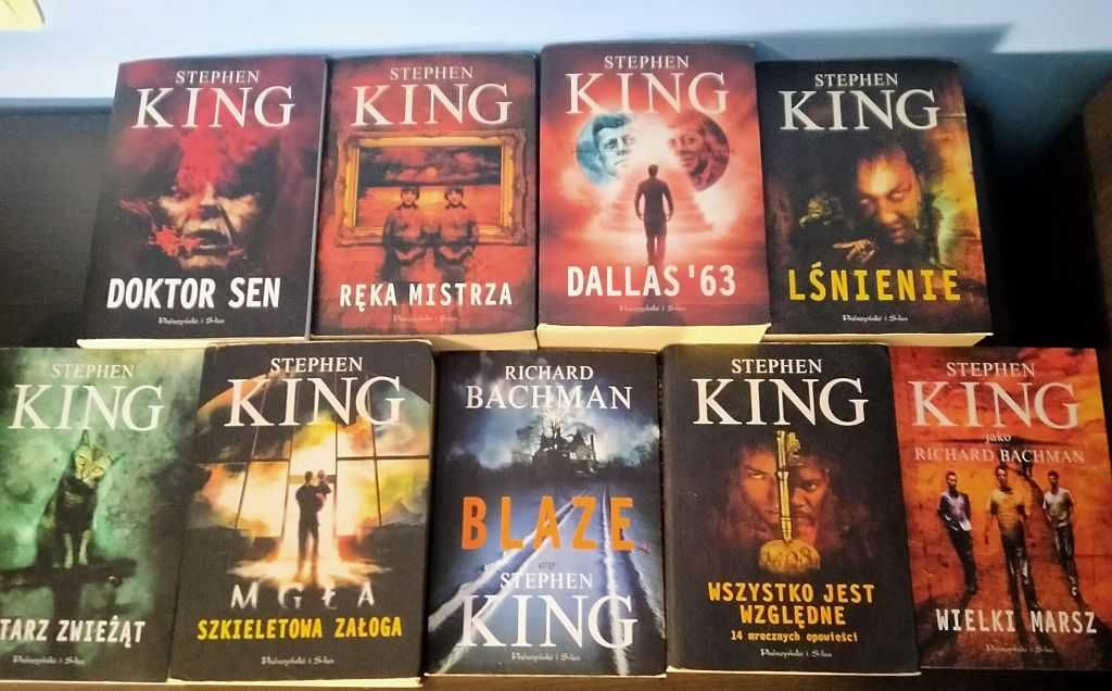 Stephen King - kolekcja 9 książek PL (Lśnienie itd.) - Warszawa