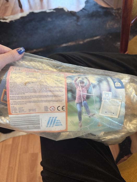 Дитяча мотузкова драбина KBT канатна на 2 кріплення для дітей