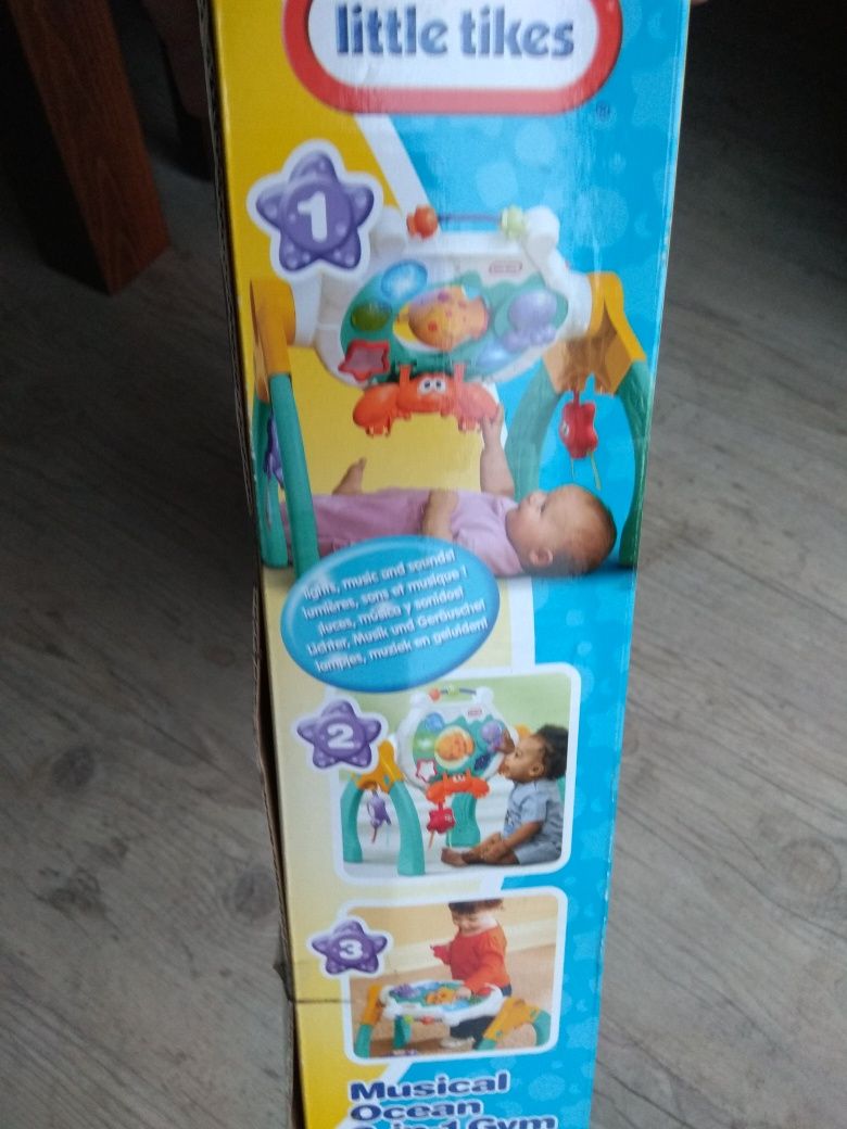 Muzyczny ocean musical 3w1 little tikes stolik interaktywny jak nowy