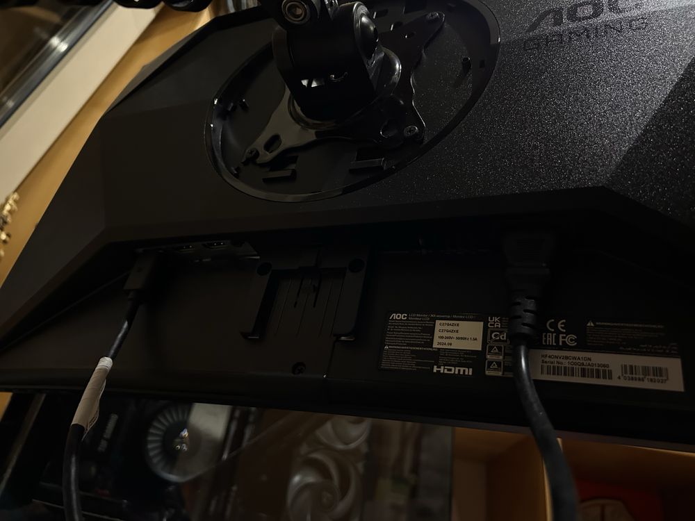 Monitor Gaming AOC G4 C27G4ZXE (27'' - FullHD - 0,3 ms - 280 Hz)