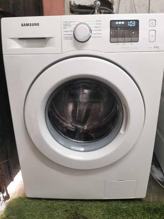 Máquina de lavar roupa samsung 8kg 1200rpm faço entrega