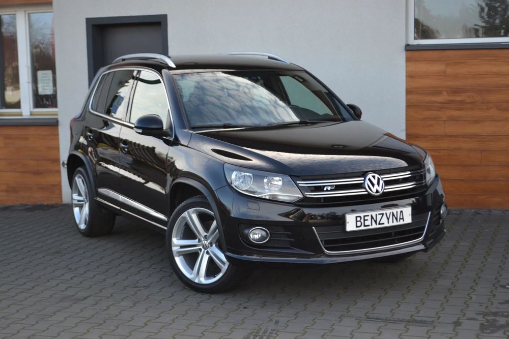 Volkswagen Tiguan 1.4T 4x4 130tys km Rline Org.Lakier Kamera Nowy Rozrząd Serwis 2x Koła