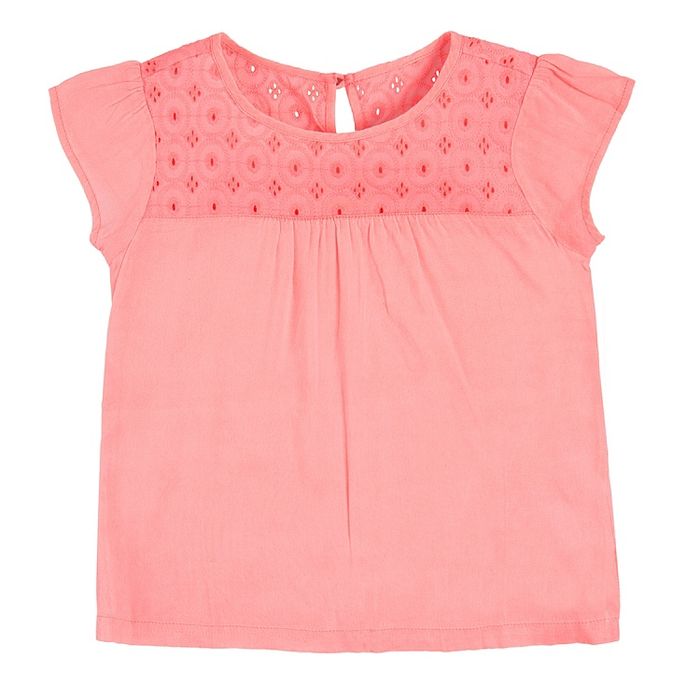 COOL CLUB bluzka z krótkim rękawem morelowa 158