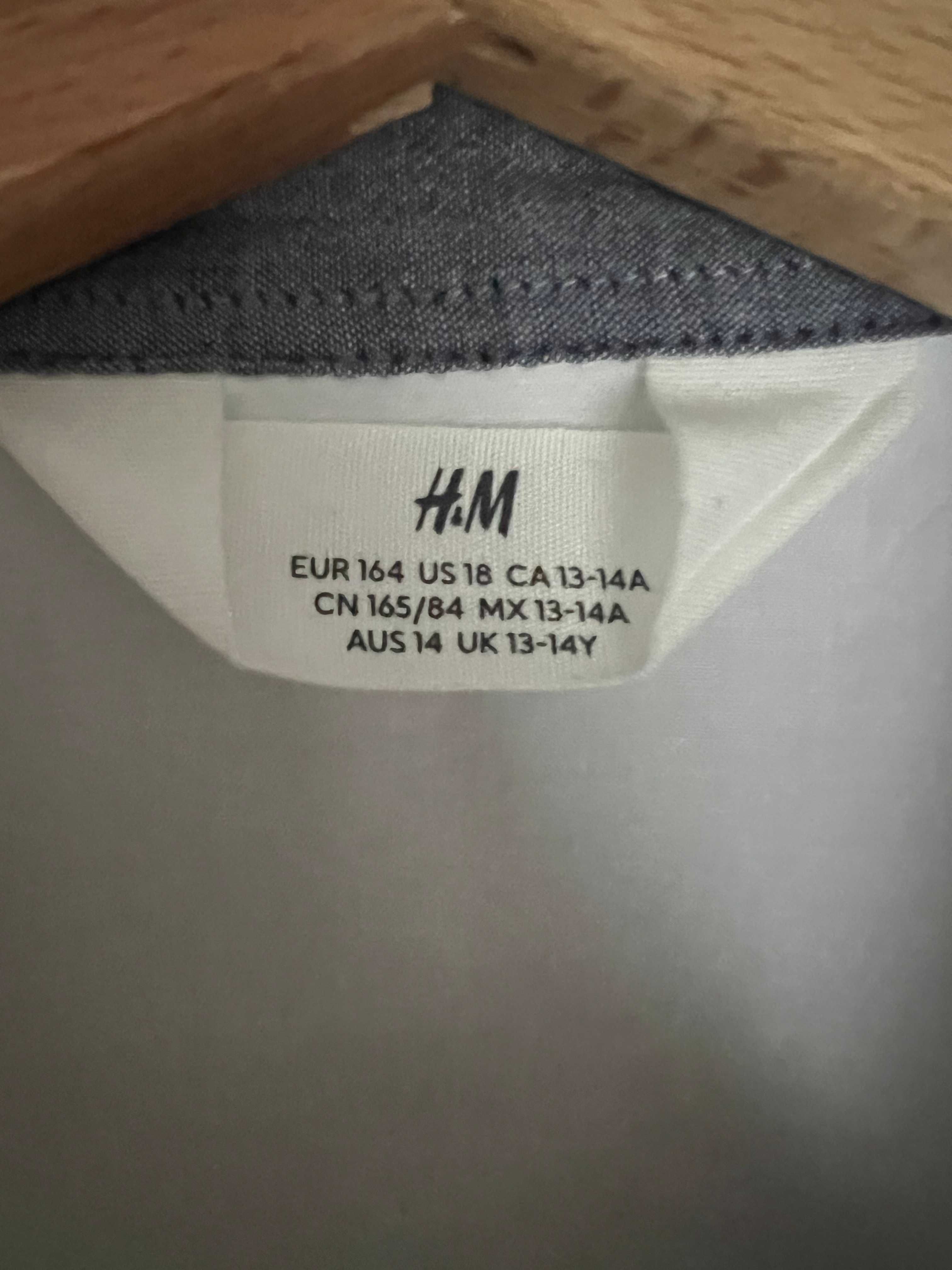 biała koszula firmy H&M, rozmiar 164 cm(13-14 lat)